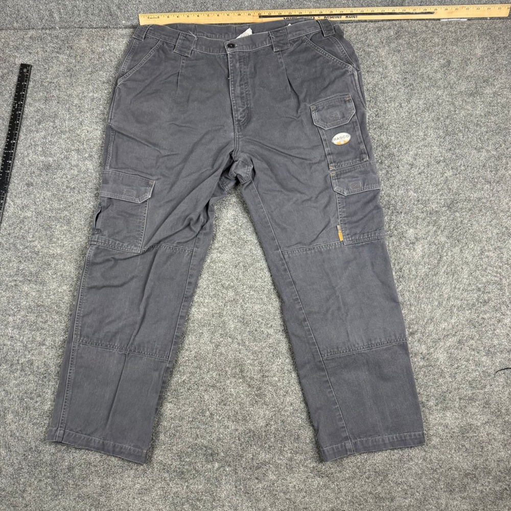 Rasco FR Field Pants Mens Size 42x32 Charcoal Grey Cargo Workwear